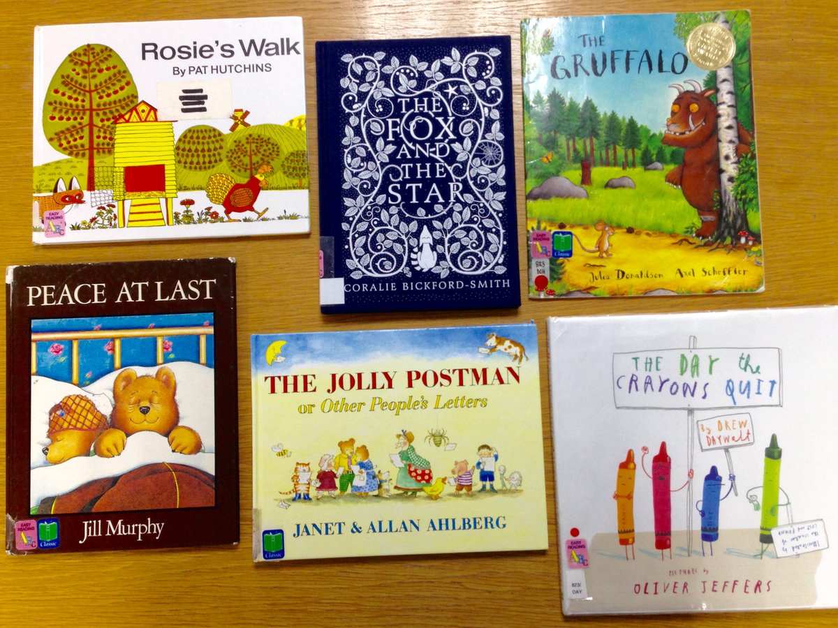 MarjonLibrary's tweet image. Here&apos;s a few staff favourites from our picture book collection for #picbookday -you can find all of these in the Library #marjonlibrary