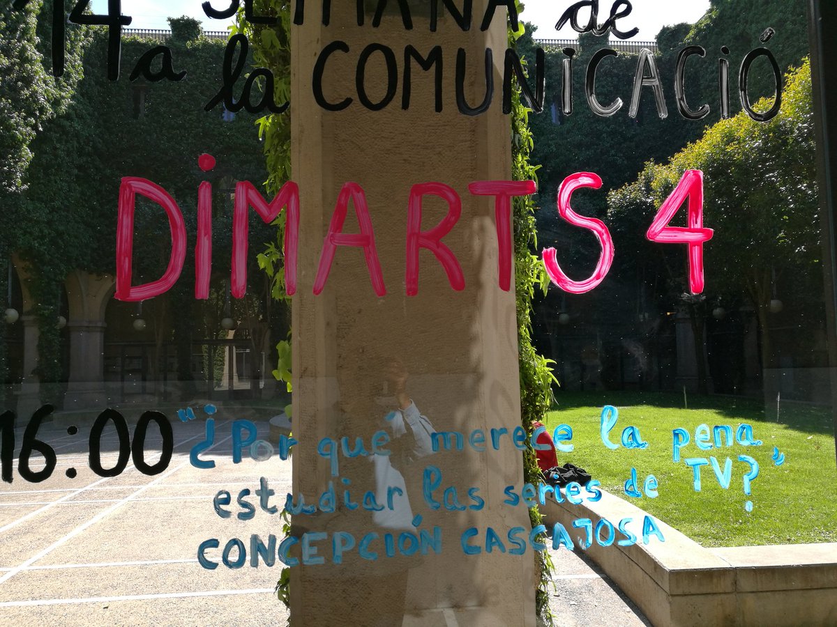 MiquelPueyo's tweet photo. Menú del dia. @setmanacomudl #14SetCom #14setcomudl @ECOCOM_UdL @UdLMagazine @AlumniUdL https://t.co/0ETAIoFkj3