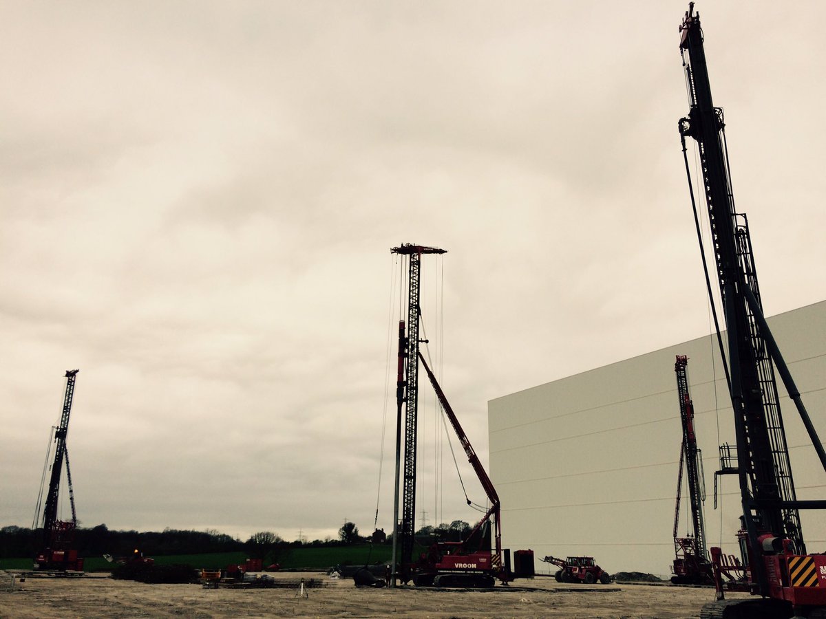 3 driven cast in-situ and 1 CFA rig at this time <a href="/bbuiltpage/">B-Built</a> @VroomFTnl #Wakefield