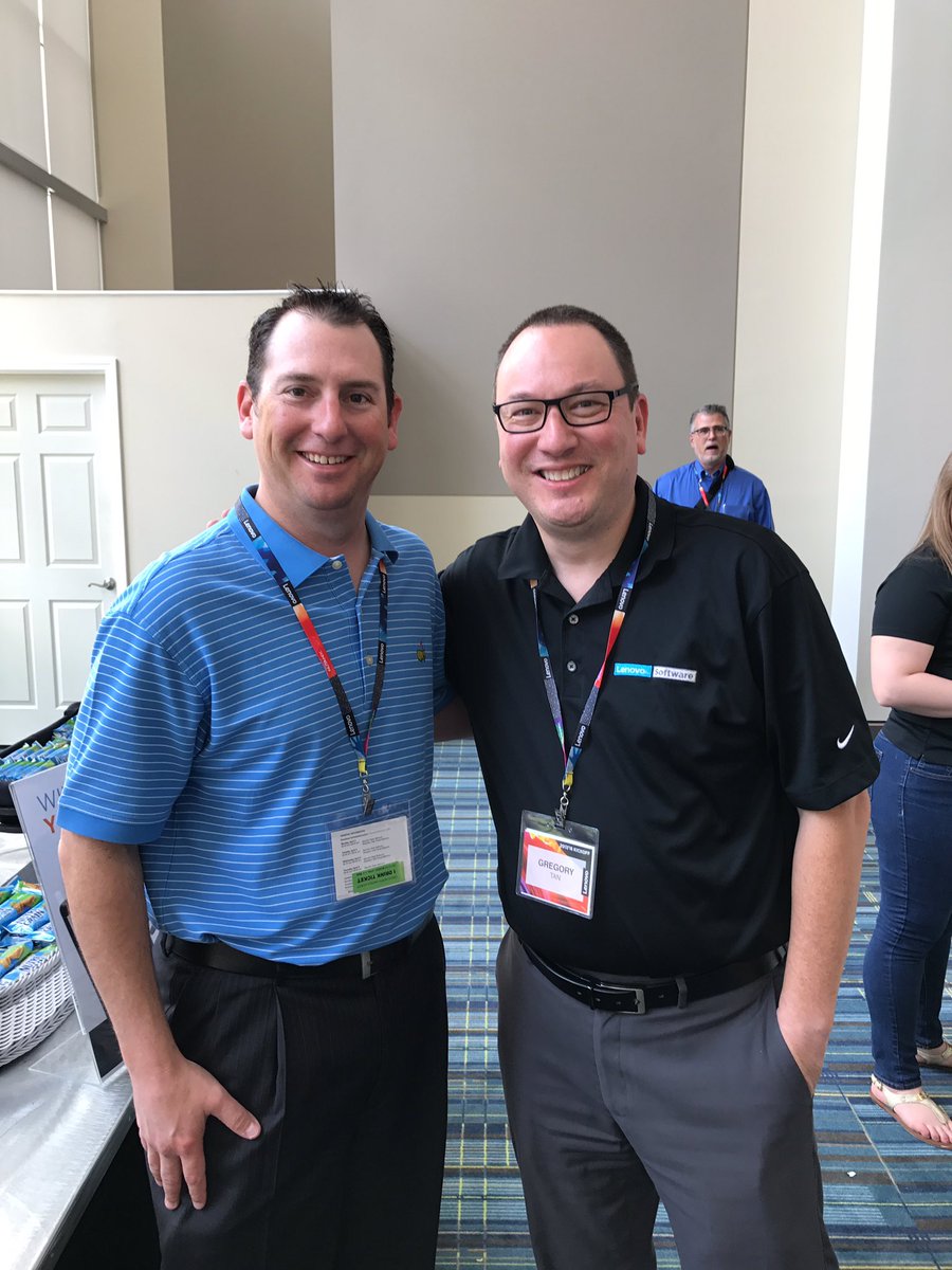 JTRAMSYS's tweet image. Hanging at the coffee bar instead of the real bar...  @lenovosoftware #softwarebuzz