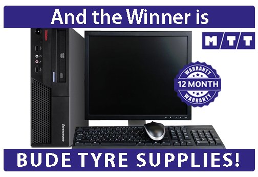 GroupMtt's tweet image. #congratulations to our #Competition winner! @Budetyres 
We'll be in touch to arrange delivery of your PC!
