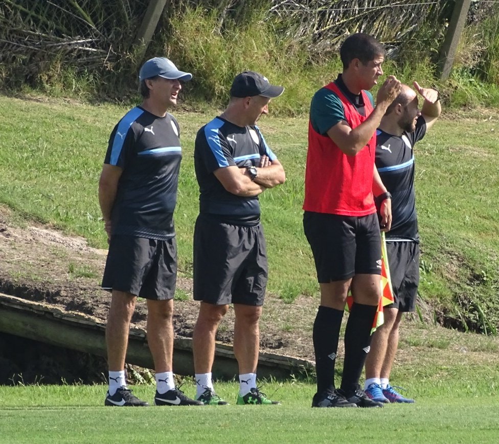 Uruguay's tweet photo. #Sub20 | @Uruguay está disputando una partido de práctica ante Central de San José, en el complejo de la AUF, de cara a Corea del Sur 2017. https://t.co/DiRXF5HCTK