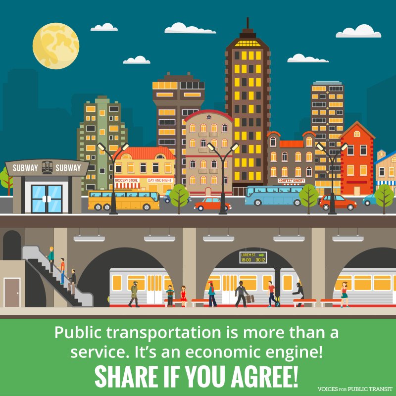$1B invested in #publictransit supports 50K local jobs. Tell Congress to prioritize #publictransit infrastructure! bit.ly/2mHwYVK