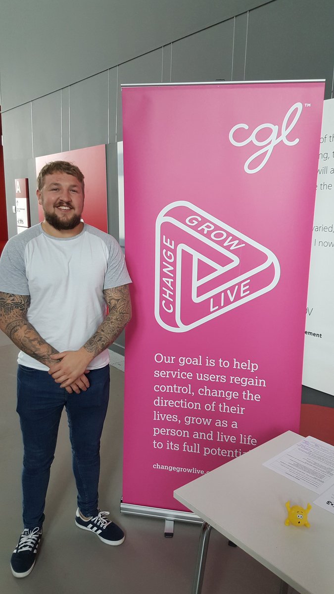 > Spotted Adam @EWS_cgl at USW #youthandcommunity event