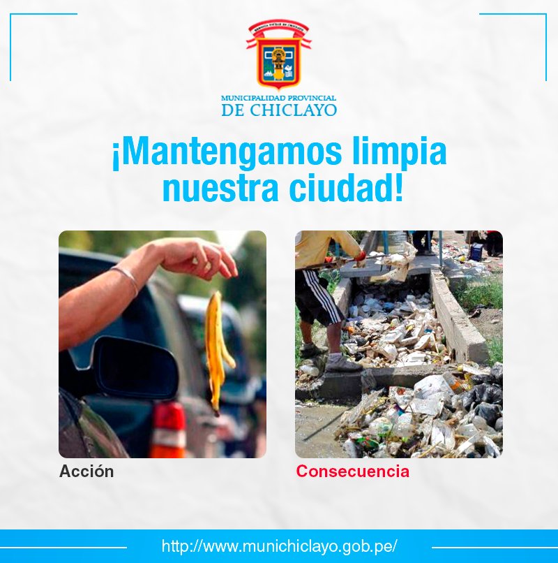 munichiclayo's tweet photo. ¡A tomar conciencia! https://t.co/NQAPwW5n0Z