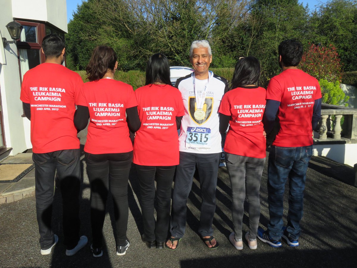 My mighty dad ran the Manchester Marathon on Sunday at 60, supporting <a href="/Help4Rik_RT/">Rik Basra</a> Awesome effort. Awesome charity! #leukaemia #anthonynolan