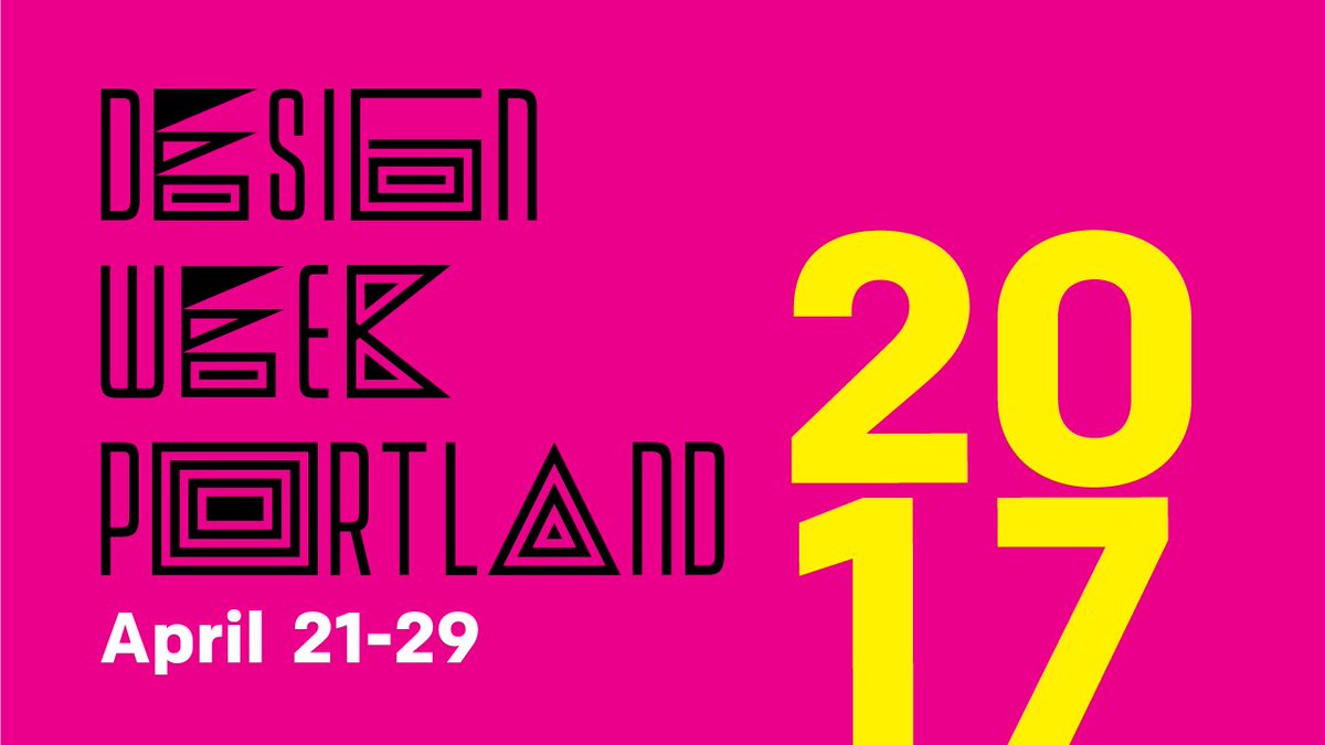 4/21 @designweekpdx Main Stage—exploring uncharted territory with 24 design visionaries across disciplines.
buff.ly/2oUYJeq