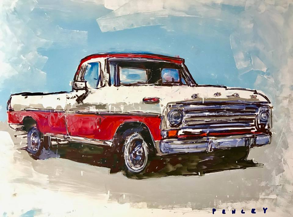 Steve Penley On Twitter Vintage Ford Truck Acrylic On