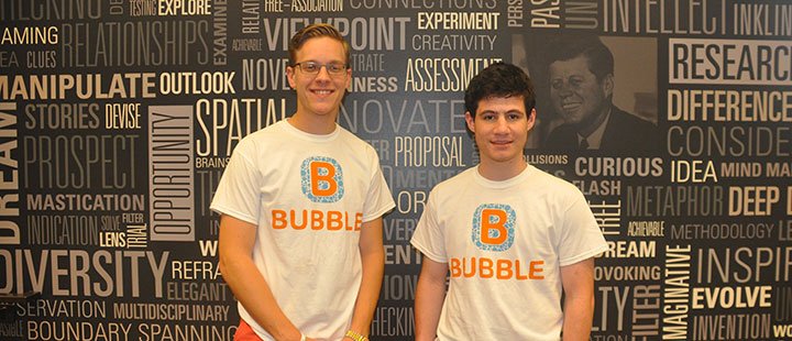 UofTampa's tweet image. The Boys in the Bubble (App): launching Friday! tinyurl.com/mty2v5l #UTampa #accelerator #socialmedia #entrepreneurs @getbubbleapp