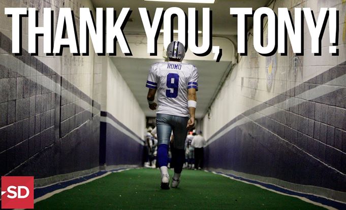 dmn_cowboys's tweet photo. Full coverage of Tony Romo, including what's next here: https://t.co/E2K4DbxiKL https://t.co/JD7PxvO91R