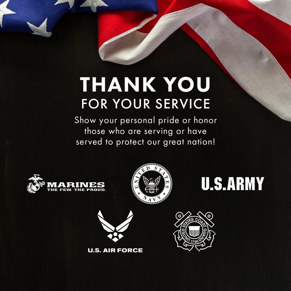 We are very excited to launch our all NEW rings representing the U.S. Military! Show your pride! Shop all styles: bit.ly/2oEw262