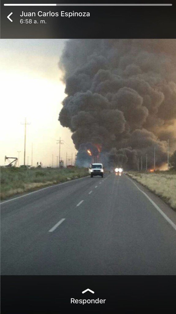 Edbercv's tweet photo. #4Abr ULTIMA HORA 
Explotó oleoducto en #Monagas https://t.co/sZeM46CFk0 - #HuelgaIndefinidaYCalle