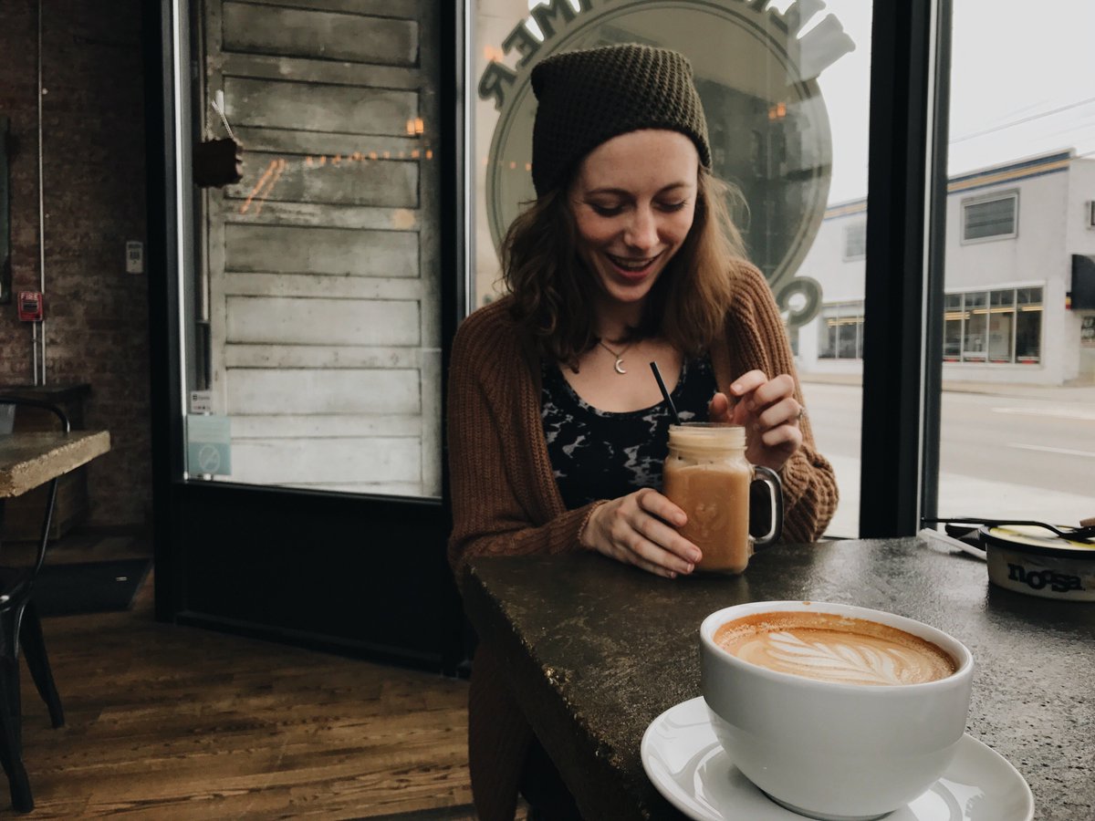 April is here and so is our Nutella latte! Come in and let your taste buds rejoice // #neidhammer #neidcoffee #latte #Nutella  #indycoffee