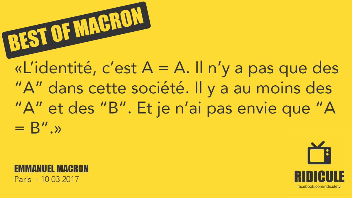 #BestOfMacron

c'est quoi l'identité ?

#LeGrandDebat