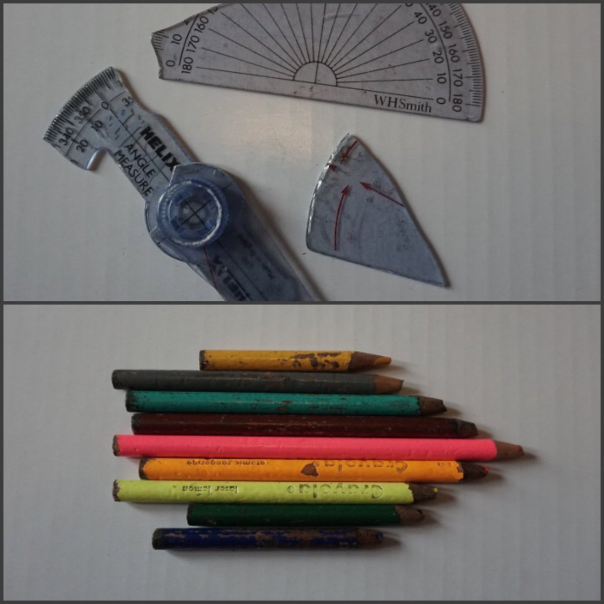 Chances are the contents of your school pencil case looked abit like this....