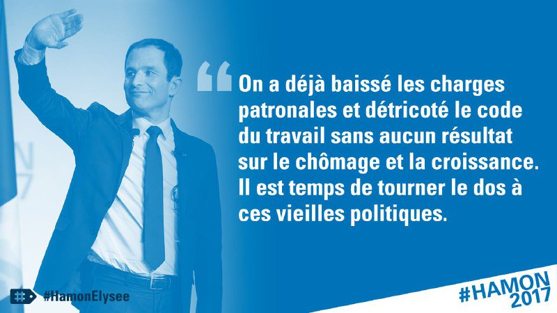benoithamon's tweet photo. Je refuse les solutions qui ont échoué. Payer moins les salariés, diminuer leur protection : cela n'a jamais créé des emplois. #LeGrandDebat https://t.co/Dqbnr90TSu