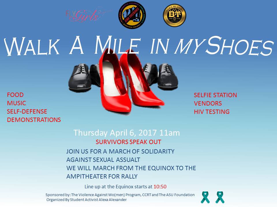afDenise__'s tweet photo. Join @myasu_flygirls in a march against Sexual assault. Line up begins at the equinox this Thursday at 10:50am #Myasu #asu_rsy17 https://t.co/gFISAZEddg
