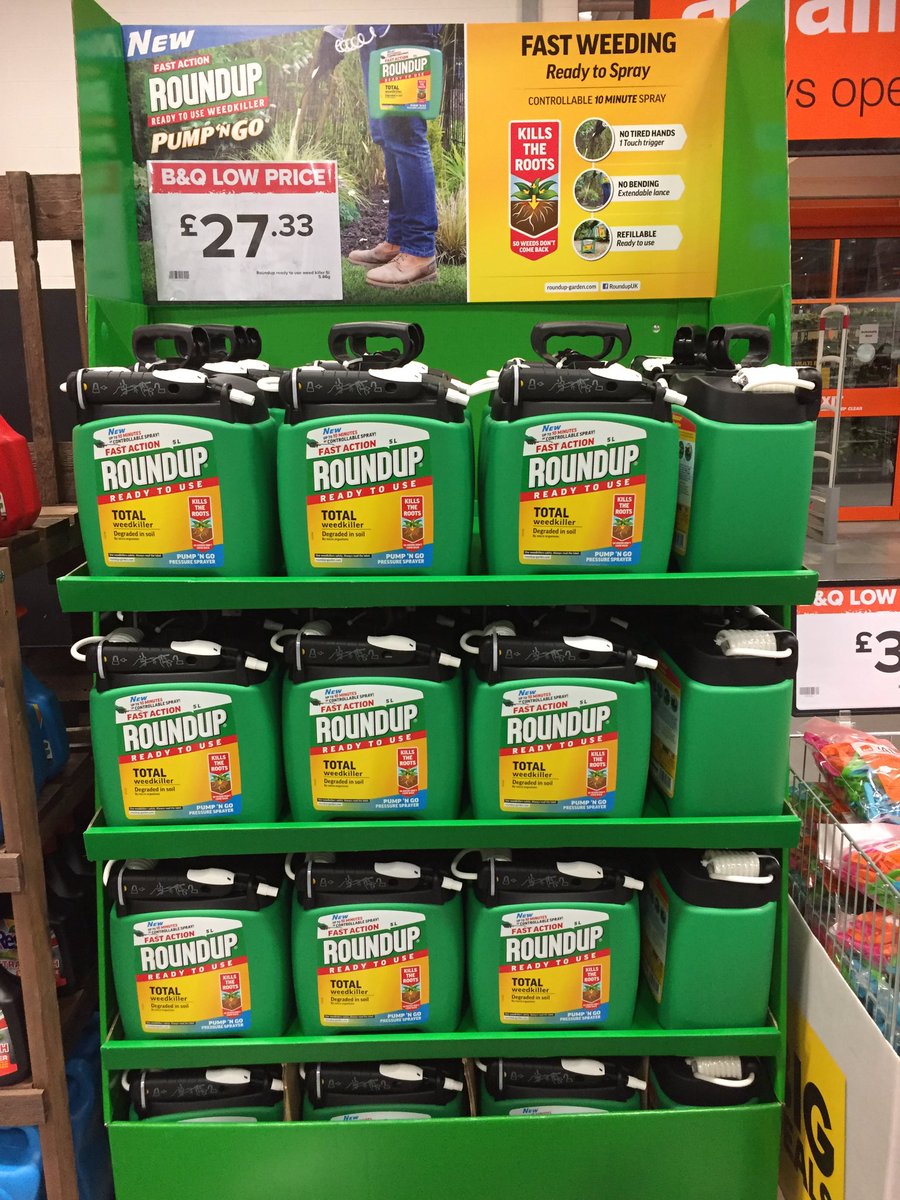 wheat_daddy's tweet photo. Good to see @BandQ are still stocking #glyphosate Store manager says 'sales are brisk' We're not the only ones who think #glyphosateisvital https://t.co/oKcw4J0Eb5