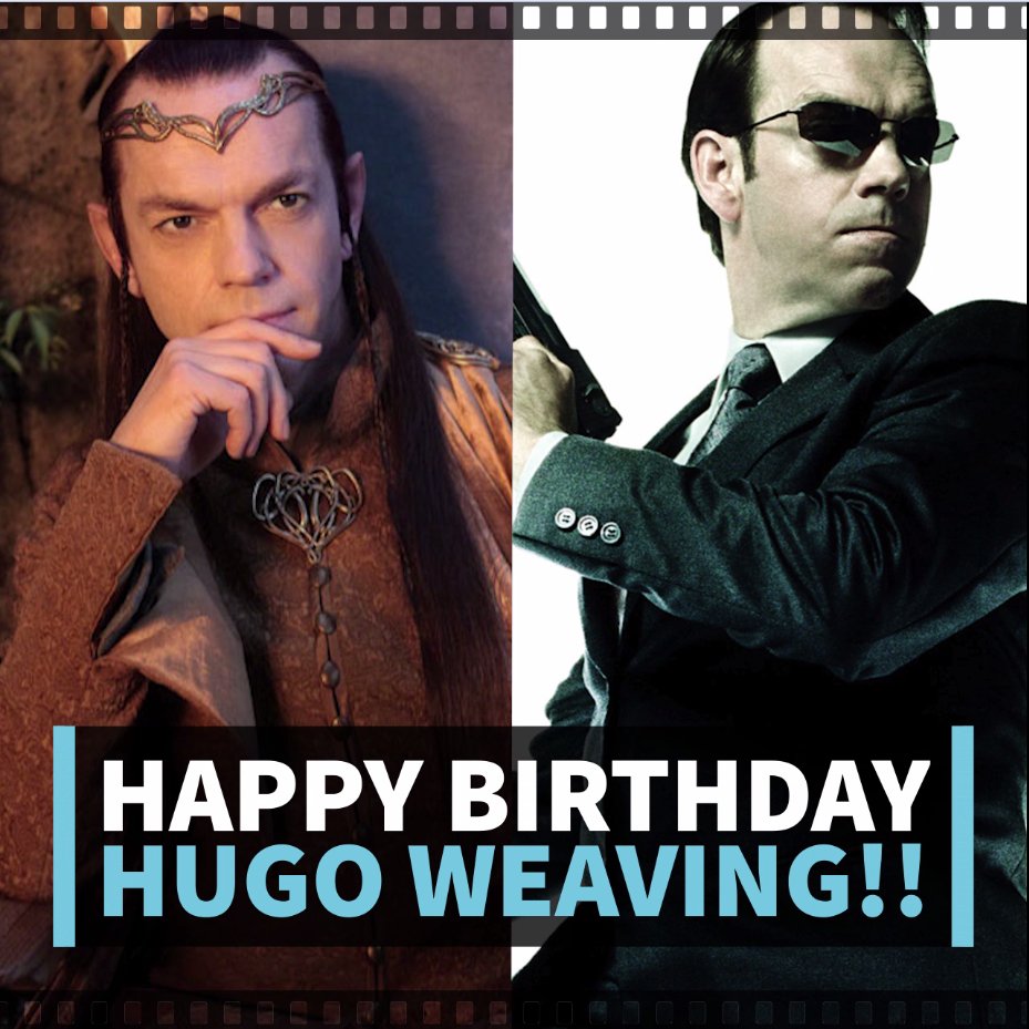 Happy Birthday to our favorite Elf/Agent/Transformer/Supervillain Hugo Weaving! 