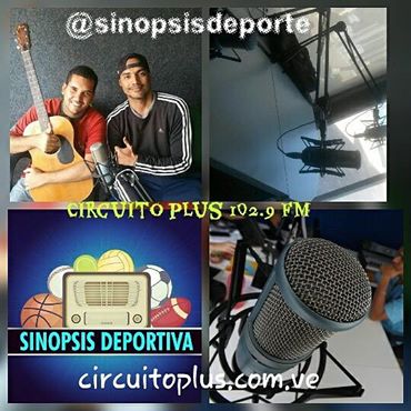 deliocenteno's tweet photo. Sintoniza! de Lunes a Viernes de 4 a 6 de la tarde @SinopsisDeporte por El Circuito Plus radio 102.9 fm y por Informativa Plus 88.5 fm ⚽️🏀⚾️ https://t.co/W8VMfTys8z