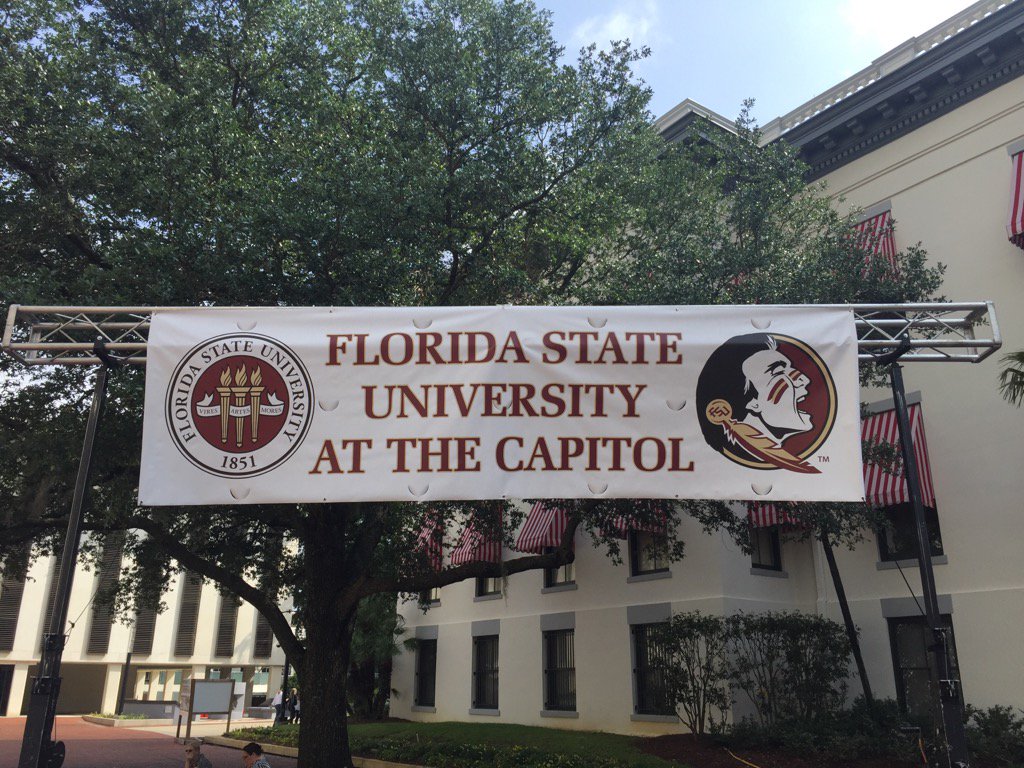 FloridaState's tweet image. It&apos;s a beautiful #FSUDay at the Capitol!
