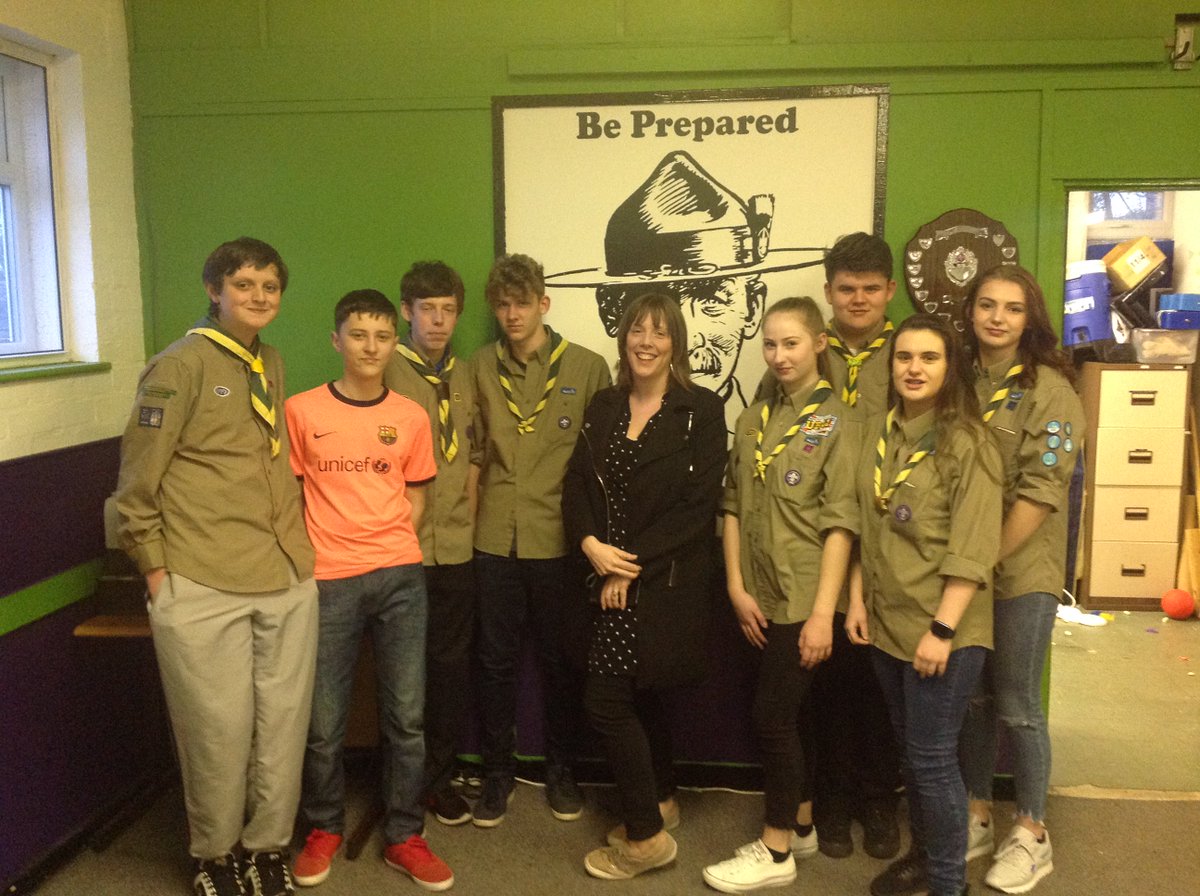 Genesis Explorers met local MP <a href="/jessphillips/">Jess Phillips</a> on Monday evening and talked about local issues, sport, equality and scouting #iscout #youshape
