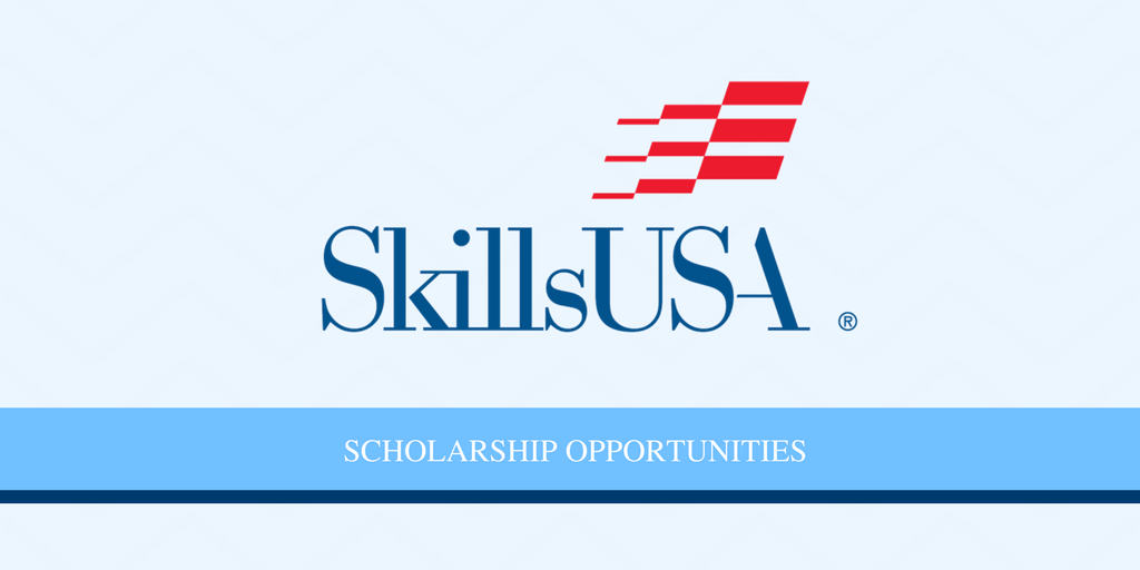 SkillsUSA's tweet photo. Take advantage of the scholarship opportunities for SkillsUSA members! Our partners are waiting for your application https://t.co/PjVRE2W0bk https://t.co/RrANRO6eTq