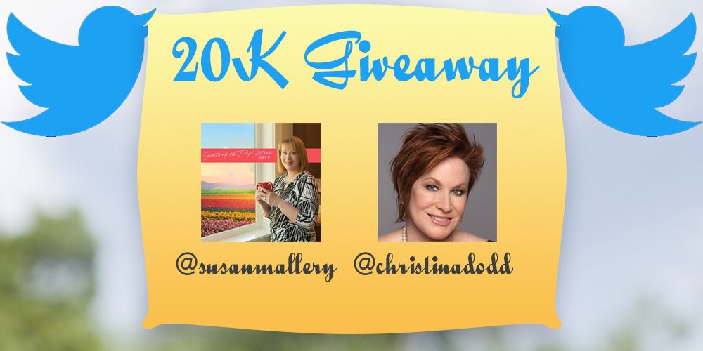 SusanMallery's tweet photo. When @christinadodd &amp; I both reach 20K followers, I'll give a signed  Fool's Gold Cookbook to some1 who RTs this tweet! #giveaway https://t.co/pEHlG2VaNy