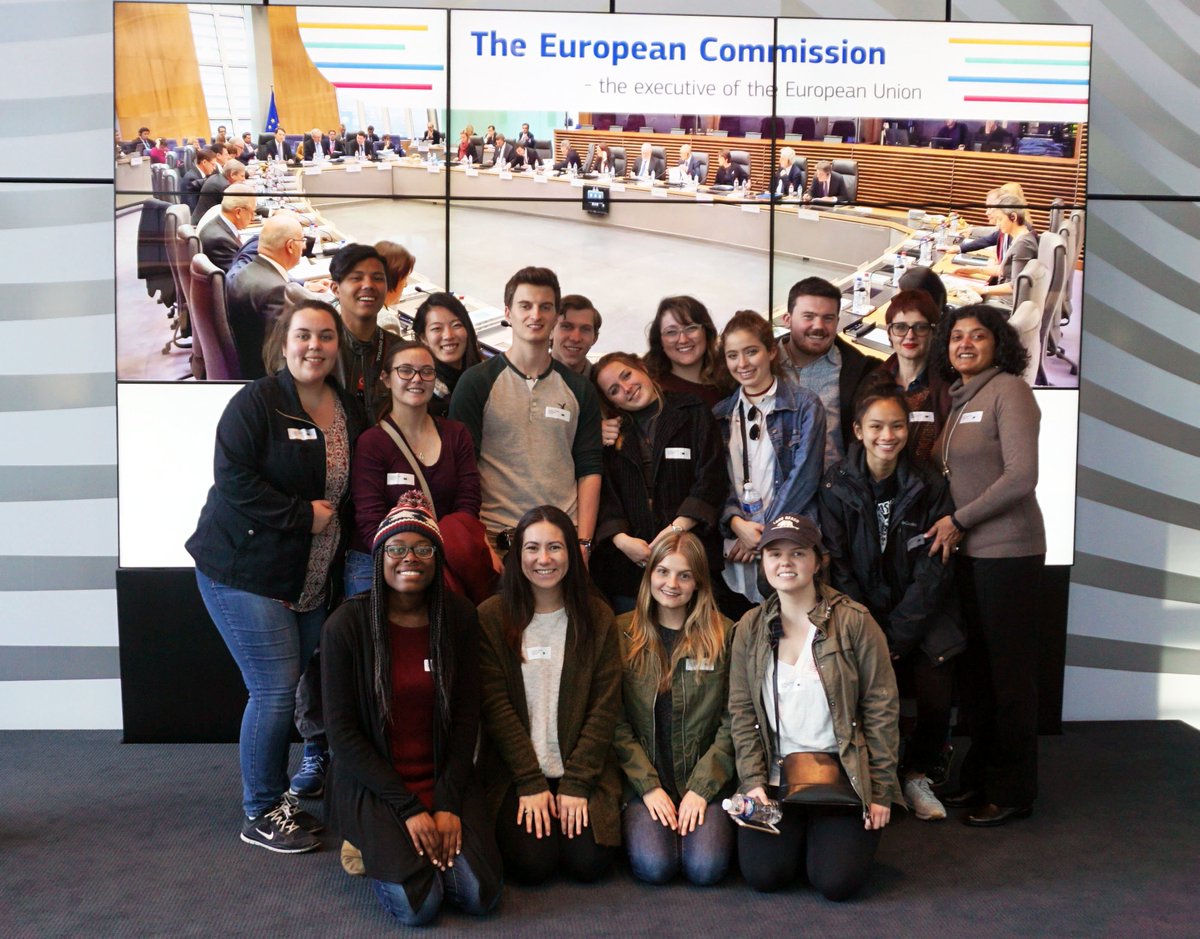 PresConoley's tweet photo. #GoBeach @CSULBHonors students #SpringBreak trip to Europe visit #EuropeanCommission. This is high-impact learning! @csulbasi @CSULB_CIE https://t.co/biRG7qSLBn