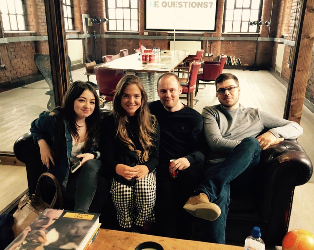 Thanks to the <a href="/media_ew/">Employability Week</a> guys for attending our OMB talk! @jessicagroganx <a href="/Danielledaye3/">Danielle Daye</a> <a href="/_lukelogan_/">Luke Logan</a> <a href="/magnafication/">Mag</a>