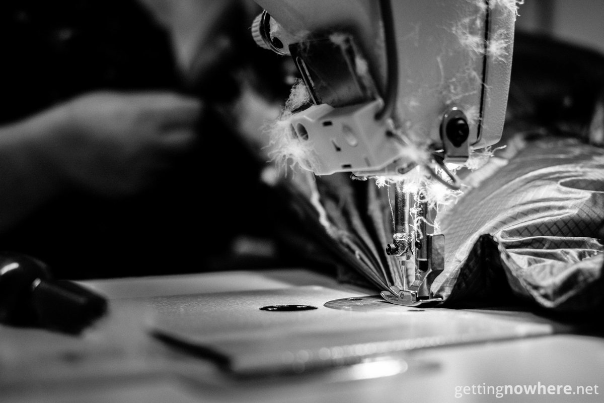 getting_nowhere's tweet image. gettingnowhere.net/2017/04/factor… Check out our report from a factory tour at Cumulus - Polish ultralight sleeping bags producer!