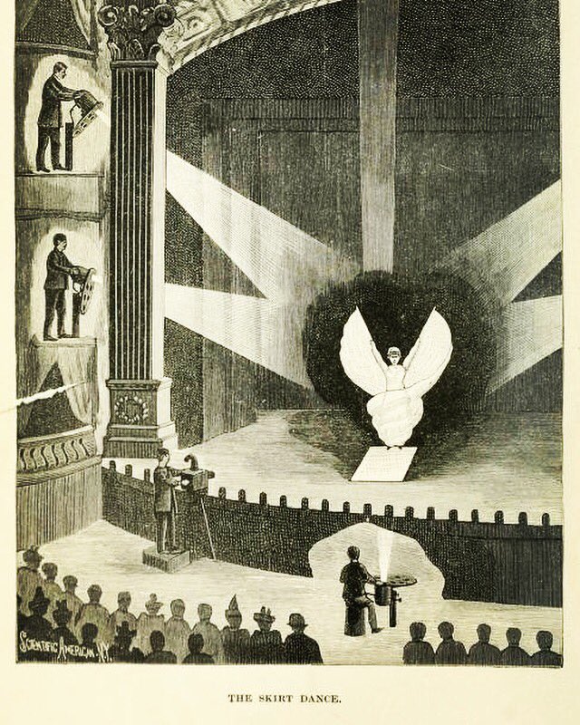 "The Skirt Dance" is a drawing from a #Victorian book on magic from 1897. Macabre, surreal, enticing. #illusion #magic #vintage #photography