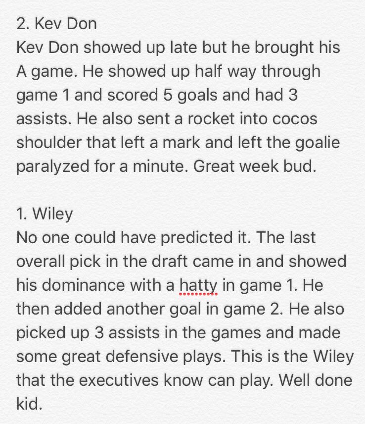 DrydenLeague's tweet photo. 2. @kdonohue714 

1. @ThebigWiley89 https://t.co/XfdFWdFpSj