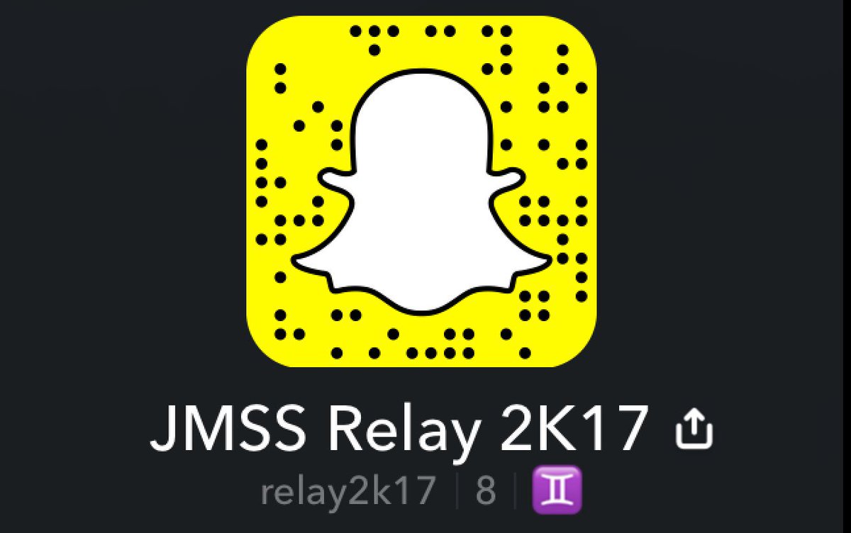 Relay2k17's tweet photo. Add us on snapchat for a chance to win prizes 🎁and keep up with Relay! #relayJMSS https://t.co/OdOqWdaews