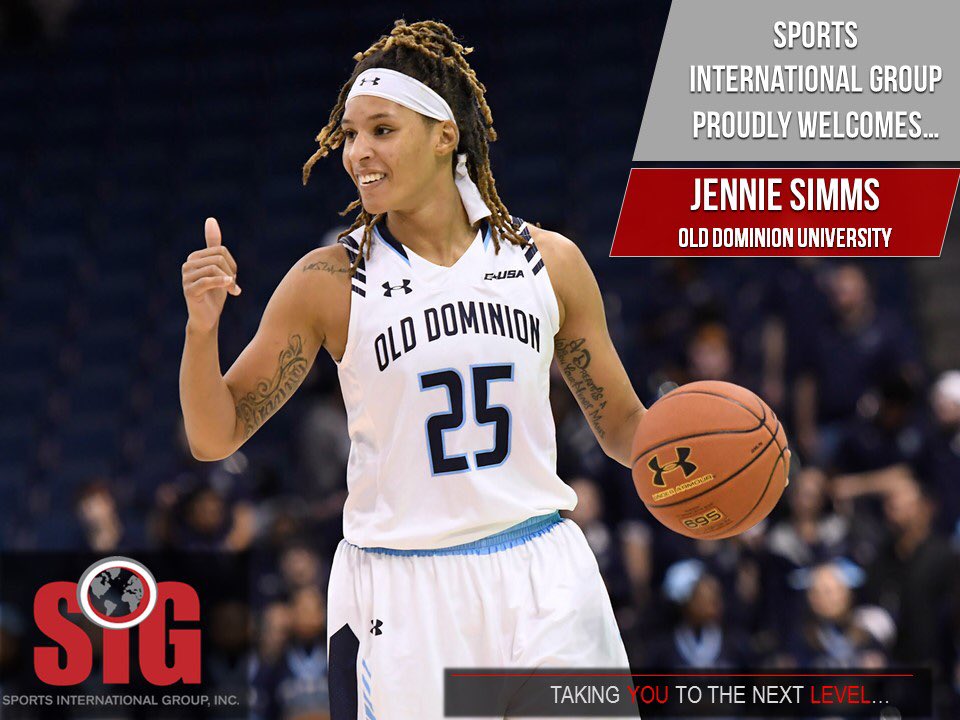 SIGNING: Welcome to the family, <a href="/JennieSimms25/">Jennie Simms</a>! We are thrilled to have the <a href="/ODUWBB/">ODU Women's Basketball</a> star in the #SIGFam!
