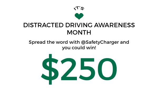 @AandTDriving Enter to Win $250 in <a href="/Starbucks/">Starbucks</a> for #DistractedDrivingAwarenessMonth w. <a href="/SafetyCharger/">SafetyCharger</a> bit.ly/safetycharger-… #DontTextAndDrive #DontRiskIt