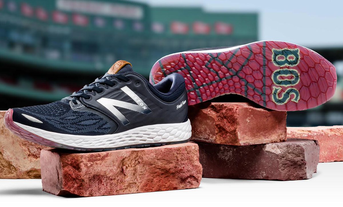 BostonAttitude's tweet photo. Get your #Boston on with the @newbalance Fresh Foam Zante v3 Ballpark running shoes!! #NBBaseball https://t.co/RyXLHm8xGF https://t.co/MmsWfzJFP7