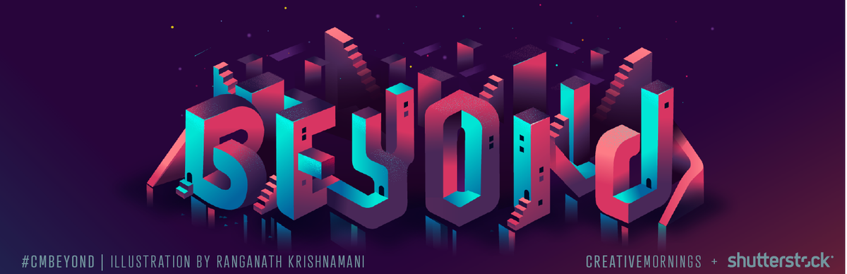 April's theme is Beyond chosen by <a href="/cmbengaluru/">CreativeMornings Bengaluru</a> chapter &amp; presented by <a href="/shutterstock/">Shutterstock</a>. Learn about Santa Fe's prog: tinyurl.com/ml6ujsh