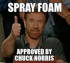 G5Enterprises's tweet image. #sprayfoam #insulationmatters #chuckknows #ChuckNorris