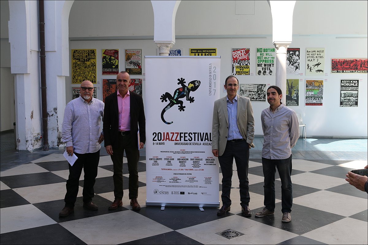 CICUS_'s tweet photo. 8-14 MAY, XX #FestivalJazzUS. Conciertos, Talleres, Cine... en #SalaTurina #TeatroAlameda #TorrePerdigones y #CICUS https://t.co/wICT0mzrsj https://t.co/rYYUQEblxD