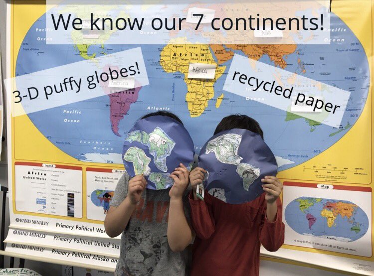 mrsfrank1st's tweet photo. Where in the world are we!? Exploring our global address this week! #3DGlobe #googleearth #FESsoaring https://t.co/aI1lnGZrdR