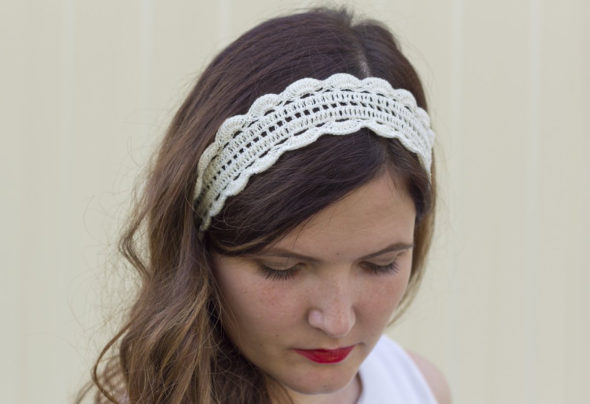 KnittingMy's tweet photo. #lacecrochet #headband in #ivorycolor #etsyseller #cottonheadband #bohoheadpiece #summerfashio #hairaccessories #giftideas #headwrap https://t.co/zaDGDan1Dg