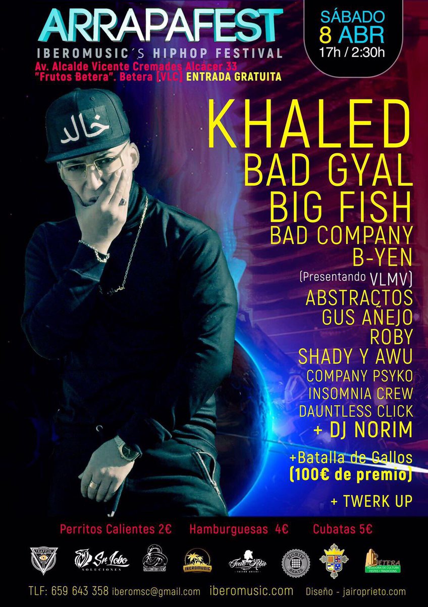BIGFISH014's tweet photo. Este sabado la liamos!
@XXKHVLEDXX @badcompanyfilms @iberomusicvlc https://t.co/MsuhDNZCEO