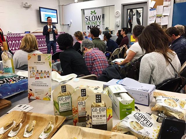 1.5 years after our first pitch, happy to share our progress at the @slowmoneynyc #goodfoodspotlight last night!