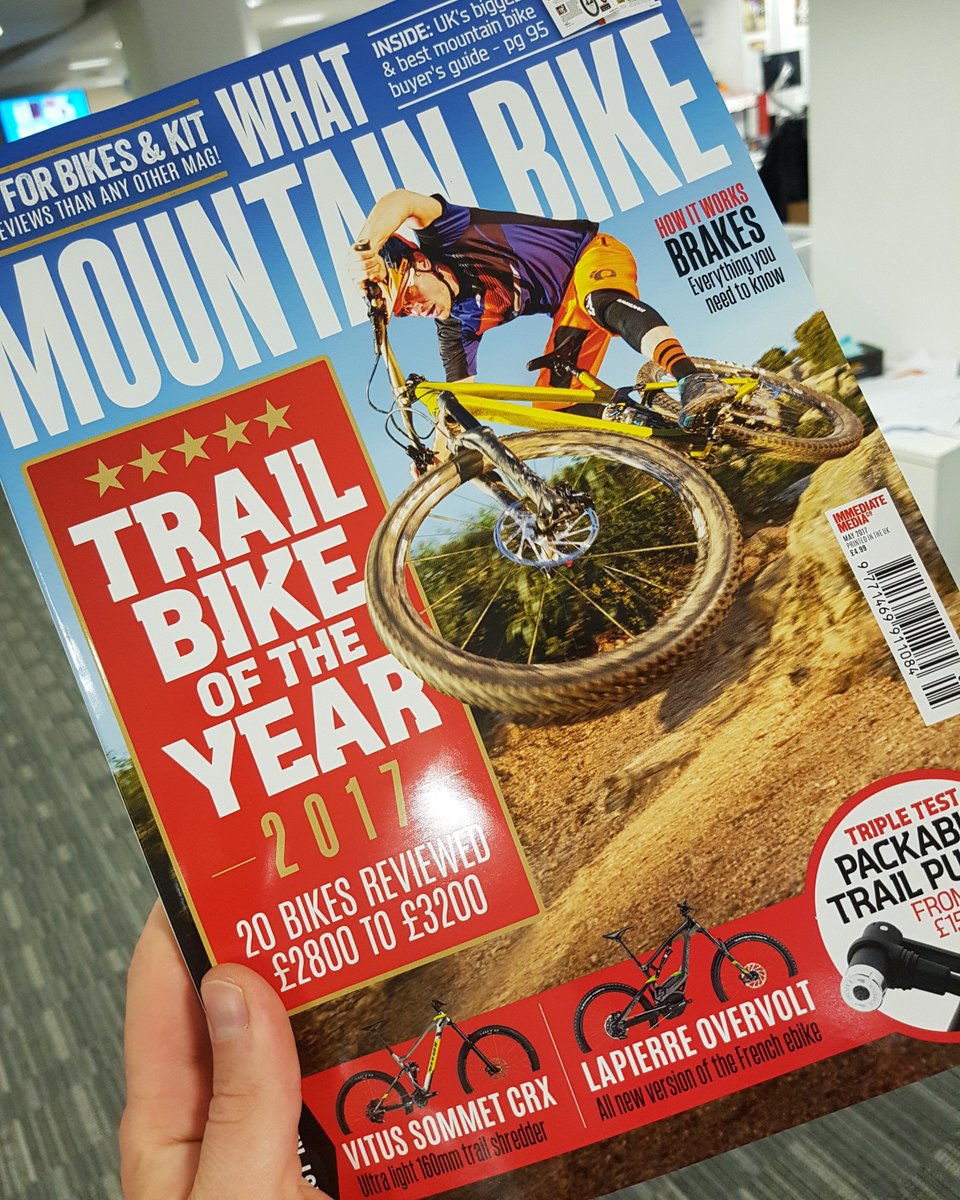 Trail Bike of the Year - on sale! Find out what the best trail bike for 2017 is by heading to your local newsagent and grabbing WMB today!