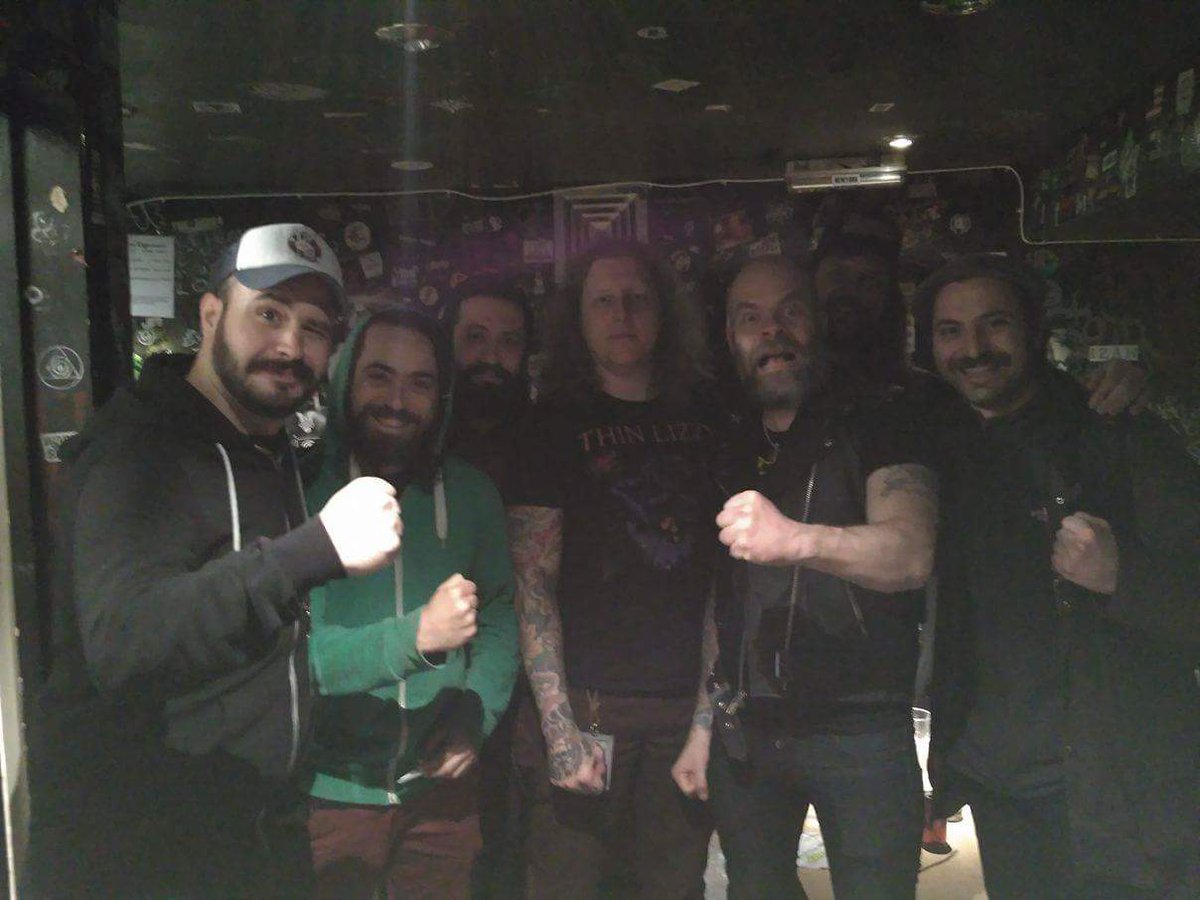 It's a wrap!! Good times along with the almighty <a href="/GrandMagus/">Grand Magus</a> !! Until next time UK!!!#poz #grandmagus #steelVSsteel #touringlife