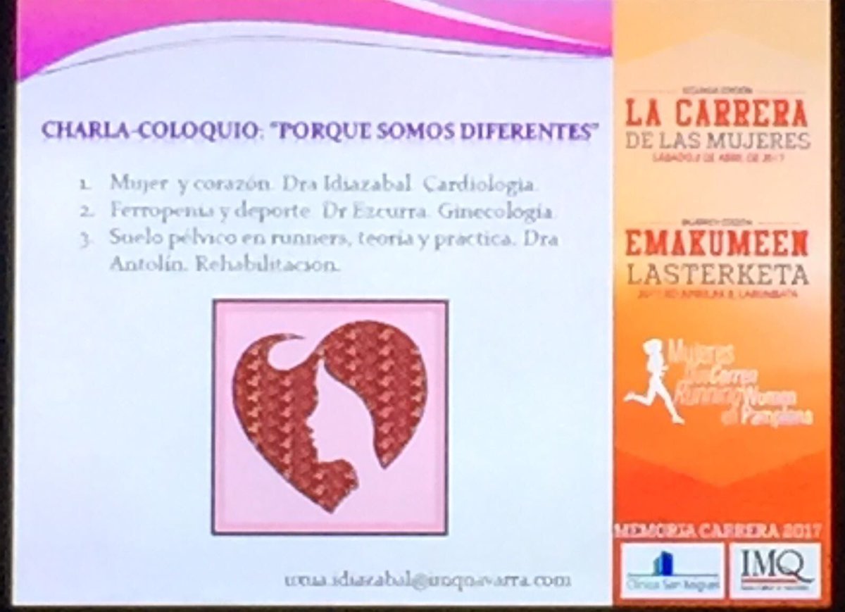 Belarbelleza's tweet photo. Ya en la charla coloquio en @IMQnavarra Clinica San Miguel con las @MujeresQueRun "porque somos diferentes" #pamplona #running #salud #run https://t.co/YzxyYjziRa