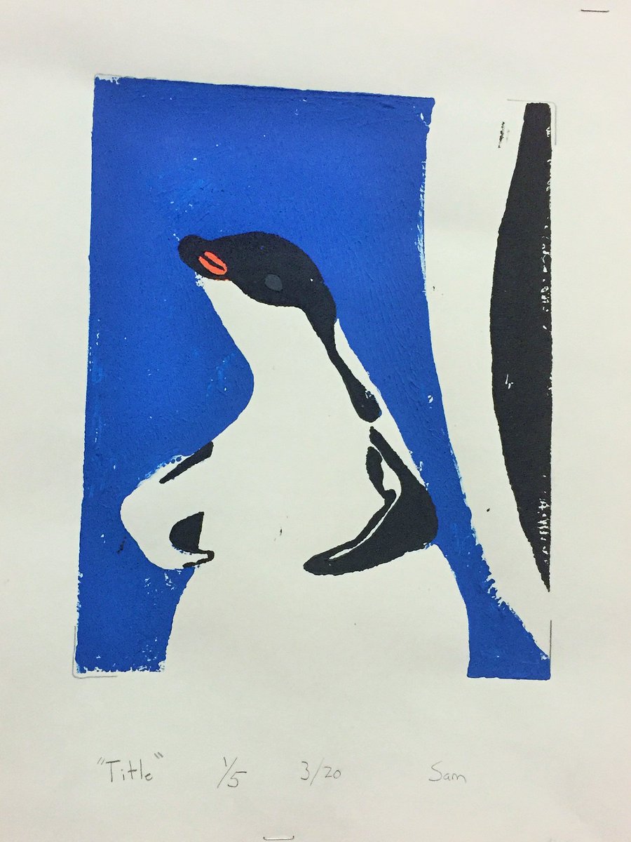 WebberMS's tweet photo. Ms. Thomas has displayed her talented students' art in the foyer, stop by & take a look! #WebberCreates #PantherPride https://t.co/cysiXWt4aq