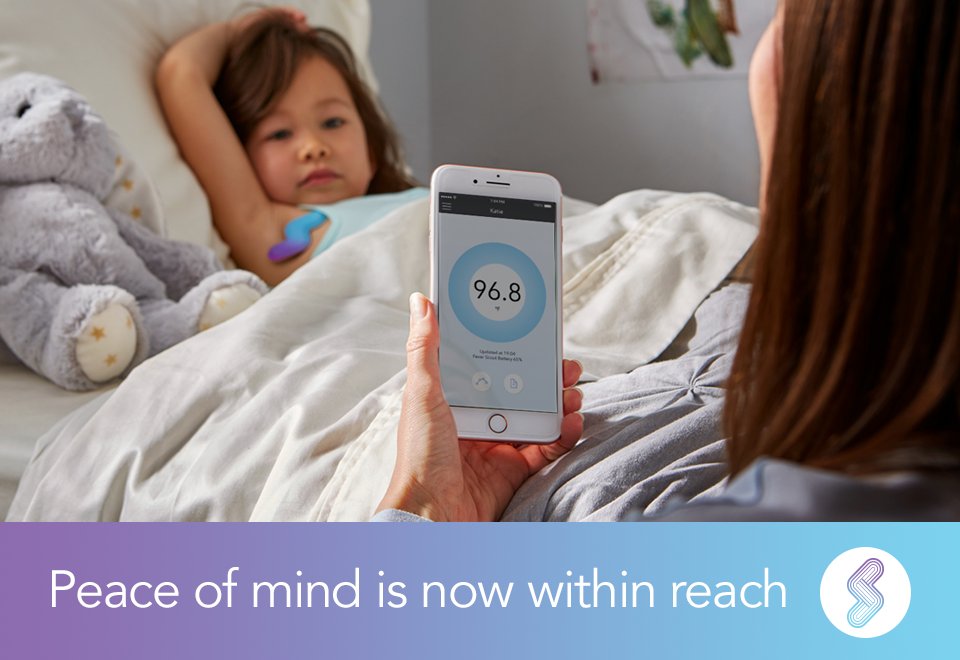 FeverScout's tweet image. The latest in kid-friendly #fever tracking is here! Fever Scout is available for order on our website: feverscout.com/products/fever… #sickkid