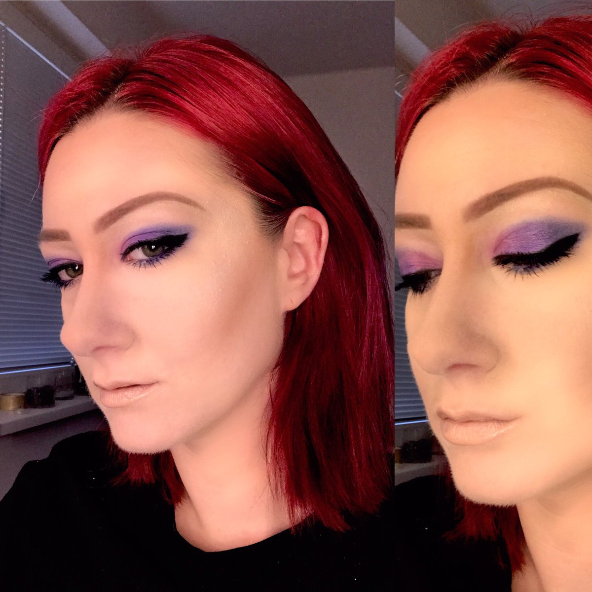 PixieDollBlog's tweet photo. #purpleshadows #makeupbyme #makeupdolls #beautybypixiedoll #makeupholic #makeupaddiction #makeupobsessed #makeupblogger #bhcosmeticspalette https://t.co/4JmhVx5ctZ